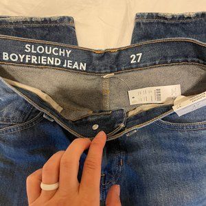 J Crew Slouchy Boyfriend Jean Medium Wash (Size 27)
